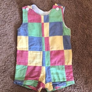 Adorable baby boy romper